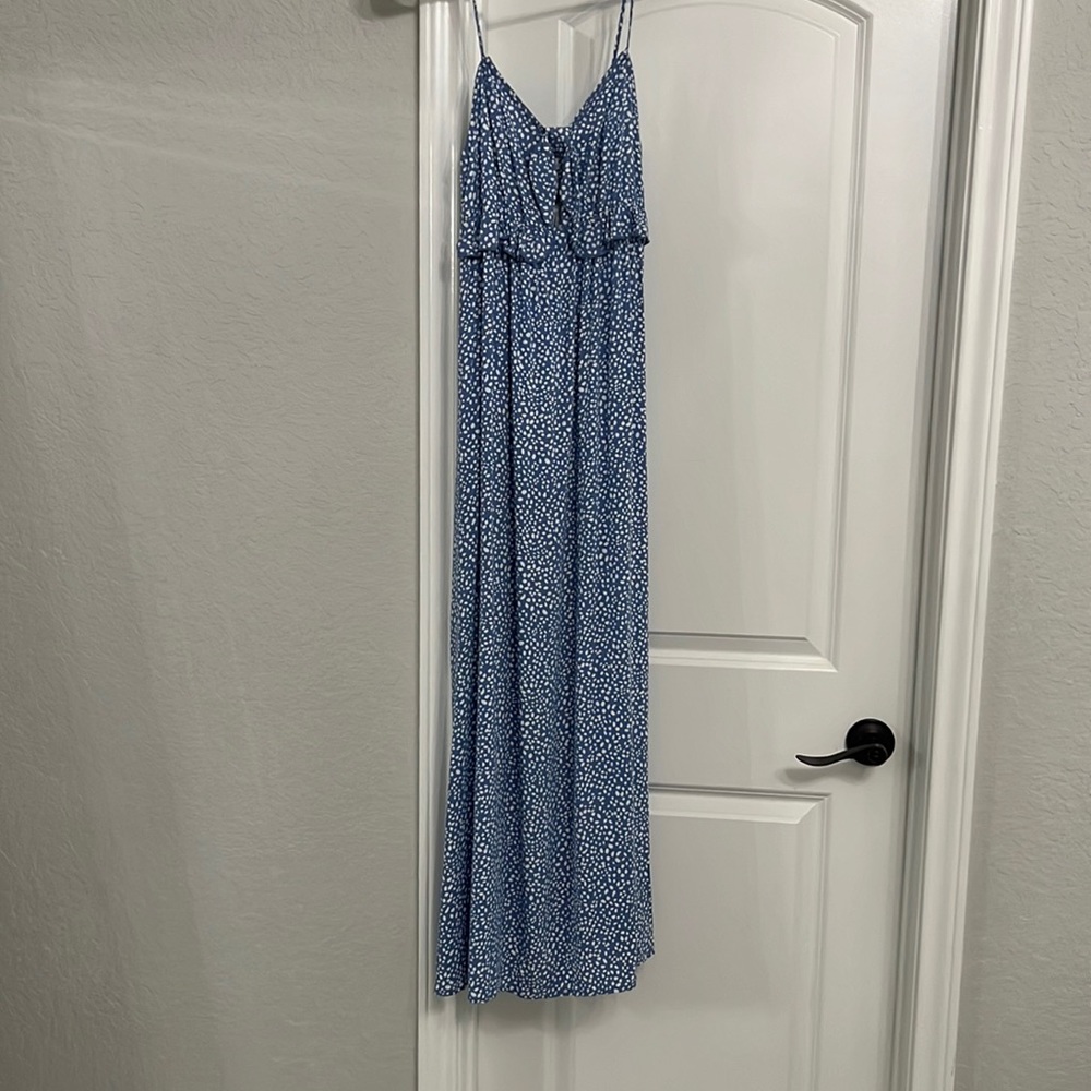 Maxi dress velvet torch